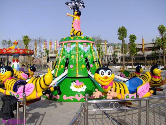 儿童游乐设施自控小蜜蜂公园娱乐设备巨龙游乐